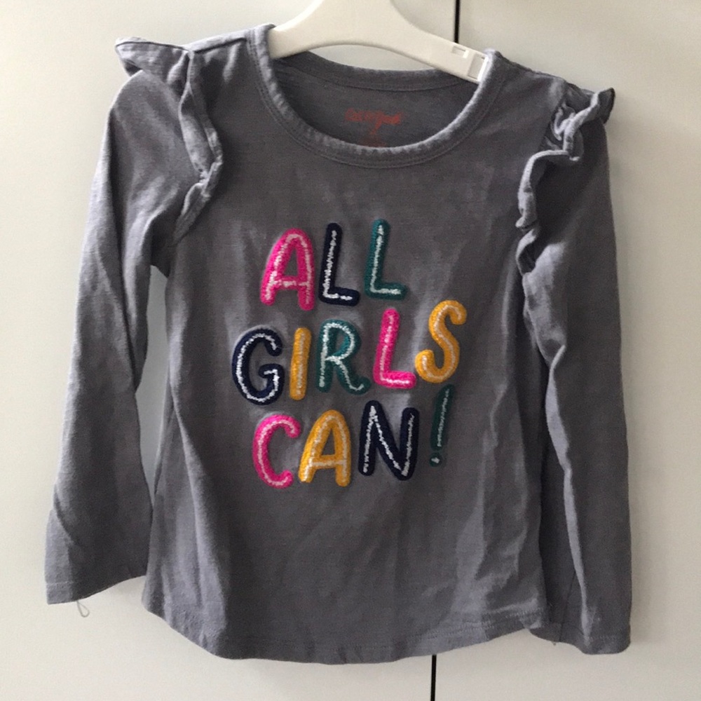Cat & Jack Ruffle T-shirt 5T